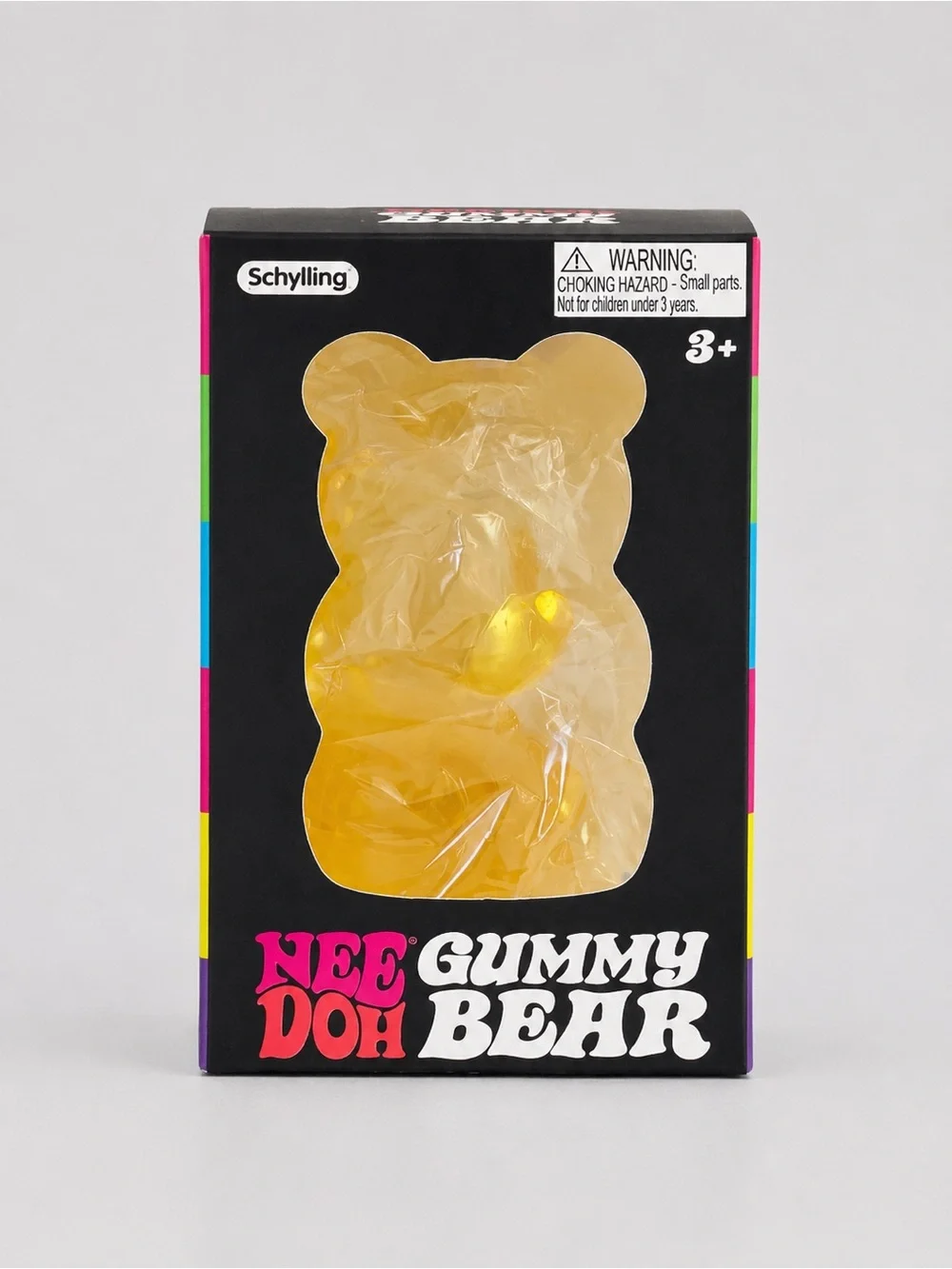 NeeDoh Gummy Bear Squishy Toy – Yellow Scented Stress Relief Fidget